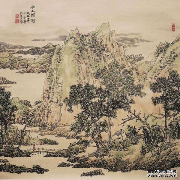 武汉艺加美陈水墨丹青 刘建民国画作品赏析