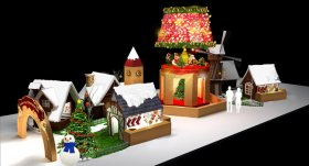 商场圣诞节美陈 商场圣诞节美陈