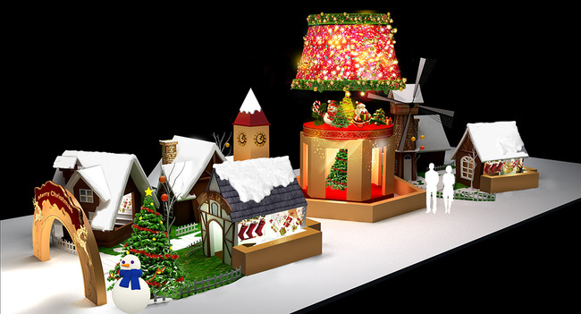 商场圣诞节美陈