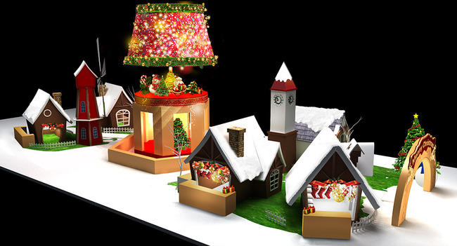 商场圣诞节美陈