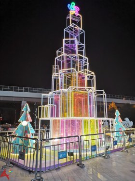 武汉圣诞节亮化美陈制作